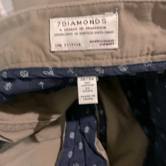 New 7 Diamonds Journey Straight Leg Chino Mens size 30 x 34 - Picture 3 of 7